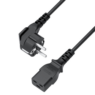 GCR PRO Power Cable C19 - EU plug Schuko Cu