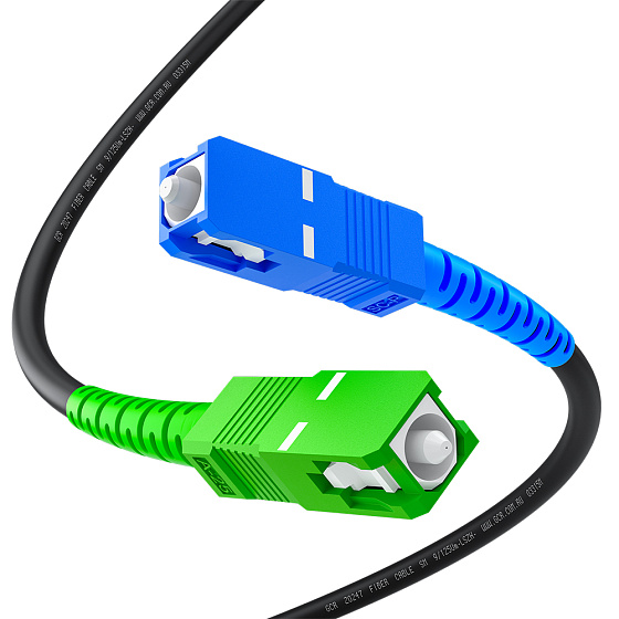 Купить GCR PRO Патч-корд оптический SC/APC - SC/UPC SM 9/125 Simplex LSZH GCR-56185 — российского бренда GCR