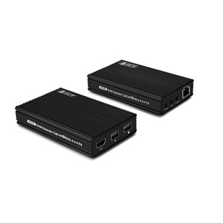 GCR Удлинитель HDMI 2.0 KVM по витой паре 4K 60Hz до 120М, передатчик + приемник, поддержка HDCP 2.2, IR, LOOP OUT