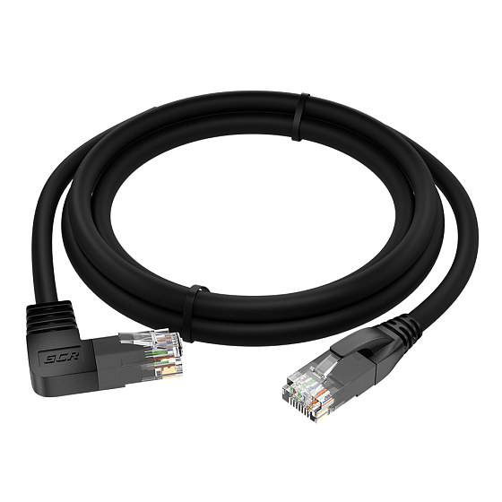 Купить GCR Патч-корд кат.5e UTP угол левый RJ45 T568B GCR-53152 — российского бренда GCR