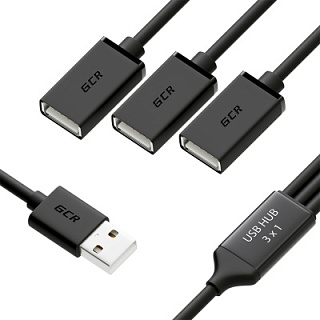 USB Hub with 3 socket flexible AM / 3 х AF