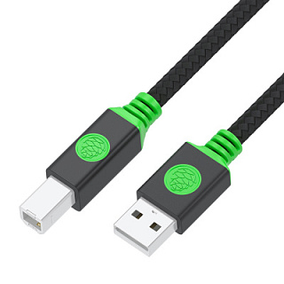 GCR PRO Cable Nylon USB 2.0 AM/BM shielding with braid