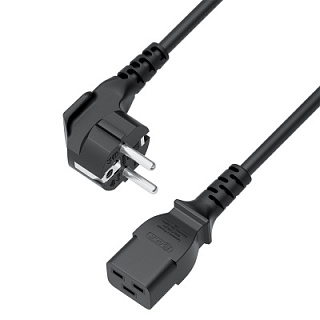 GCR PRO Power Cable C19 - EU plug Schuko Cu
