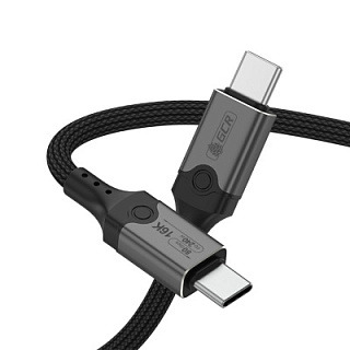 GCR PRO Cable USB 5.0 Type-C 240W 80 Gbps 16K VIDEO M/M textile