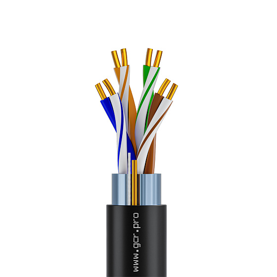 Купить GCR Витая пара F/UTP Cat.5e медь 4х2х0,5 GCR-57917 — российского бренда GCR