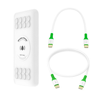 GCR PRO PowerBank 10000mAh Qi Wireless Charging/QC 3.0/PD+2 cables Type-C