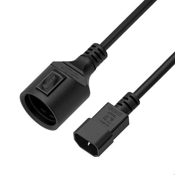 Купить GCR PRO Кабель питания переходник C14 - Schuko розетка медь GCR-56501 — российского бренда GCR