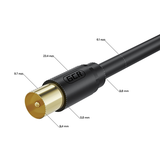 Купить GCR PRO Удлинитель антенный коаксиальный TV M/F GCR-55542 — российского бренда GCR