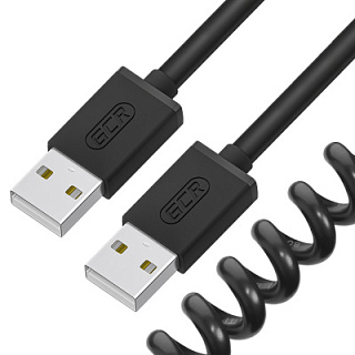 GCR PRO Twisted Cable USB 2.0 AM/AM shielding with braid