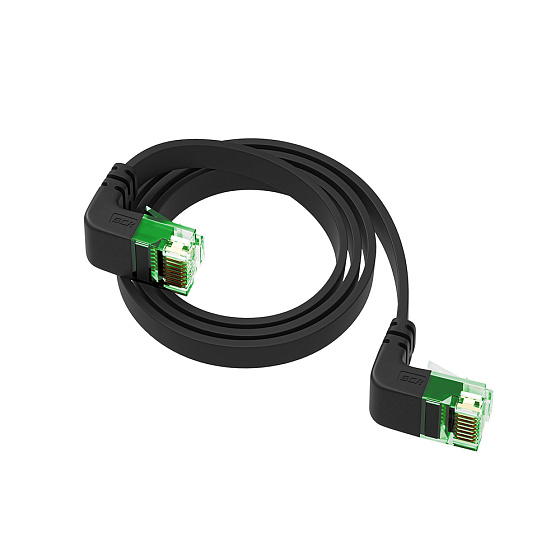 Купить GCR PRO Патч-корд плоский PROF UTP кат.6 угол верхний/верхний LSZH медь GCR-55020 — российского бренда GCR