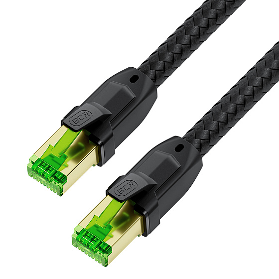 Купить GCR PRO Патч-корд оплетка текстиль PROF кат.7 F/FTP медь GOLD GCR-57561 — российского бренда GCR