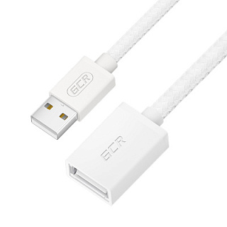 GCR PRO Extension Cable PROF USB 2.0 AM/AF nylon shielding with braid