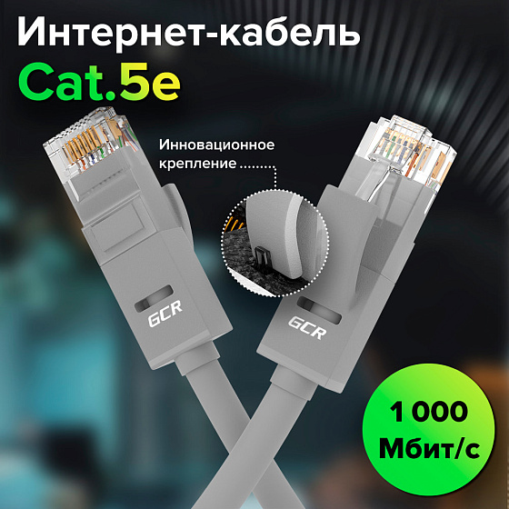 Купить GCR Патч-корд кат.5е UTP RJ45 T568B GCR-51513 — российского бренда GCR