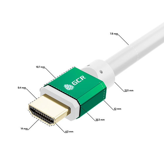 Купить GCR PRO Кабель HDMI 2.1 3Х экран UHD 8K 60Hz 48 Гбит GCR-57291 — российского бренда GCR