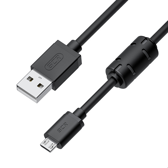 Купить GCR PRO Кабель PROF MicroUSB 2.0 феррит экран армирование GCR-56027 — российского бренда GCR