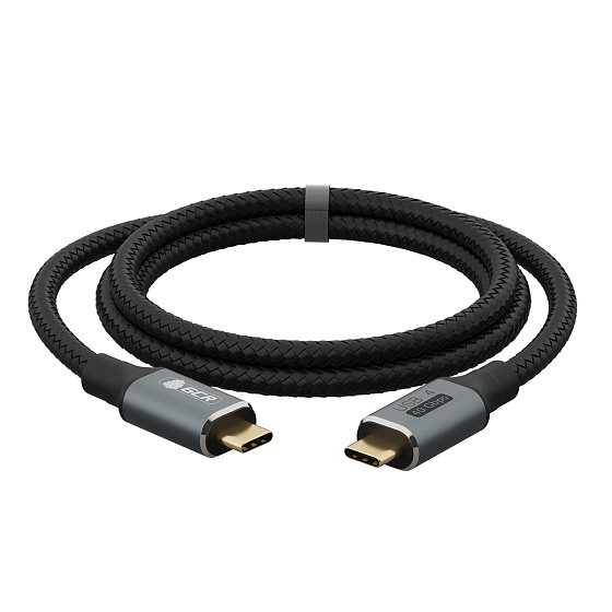 Купить GCR PRO Кабель Thunderbolt 4 Type-C 100W 40Гбит/с 8K60Hz в оплетке нейлон GCR-54620 — российского бренда GCR