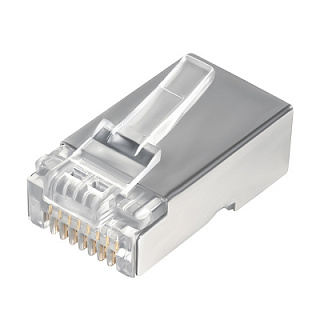 GCR PRO RJ-45 Connector Cat 6 FTP shielded nickel (20 pieces)