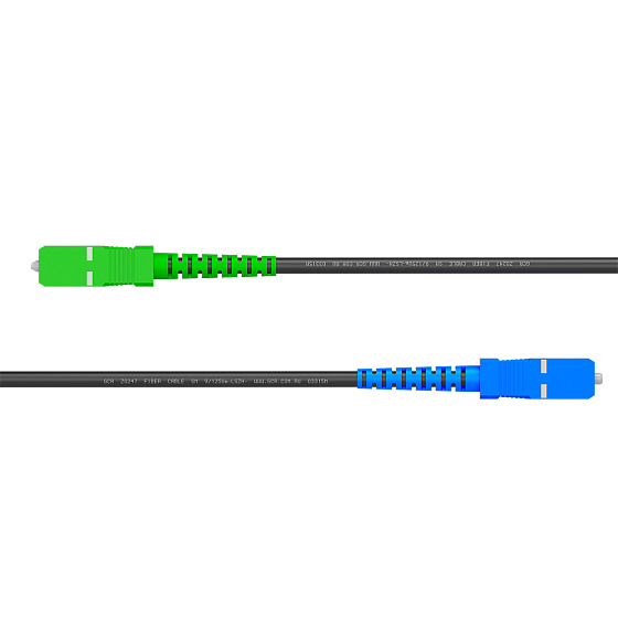 Купить GCR PRO Патч-корд оптический SC/APC - SC/UPC SM 9/125 Simplex LSZH GCR-56185 — российского бренда GCR