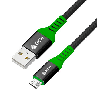GCR PRO Cable MicroUSB fast charge QC Nylon AL case