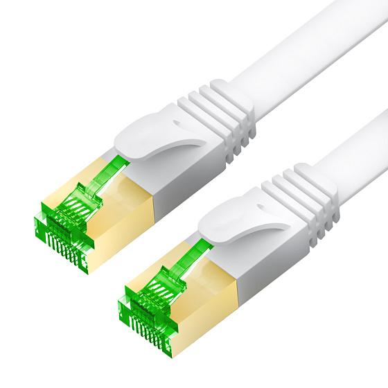Купить GCR PRO Патч-корд плоский LSZH PROF кат.7 FTP медь RJ45 GOLD T568B GCR-55834 — российского бренда GCR