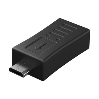 GCR Переходник USB 2.0 MicroUSB / MiniUSB, штекер - гнездо