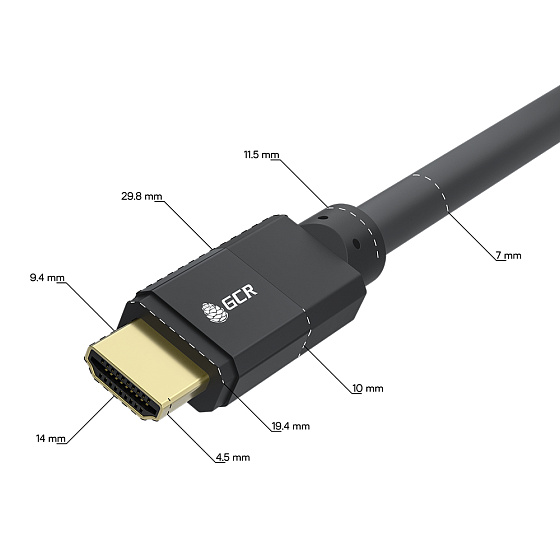 Купить GCR PRO Кабель переходник DisplayPort - HDMI UHD 4K 60Hz GCR-55529 — российского бренда GCR
