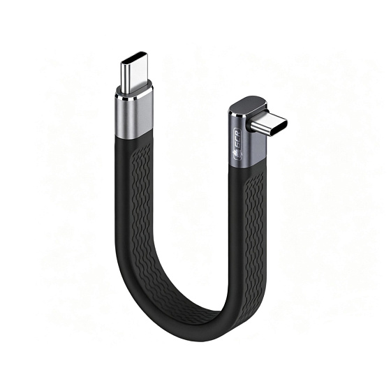 Купить GCR PRO Кабель угловой USB4 Type-C 240W 40Гбит/с 8K60Hz Г-образный GCR-58399 — российского бренда GCR