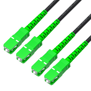 GCR PRO Optical Patch Cord SC/APC SM 9/125 Duplex LSZH