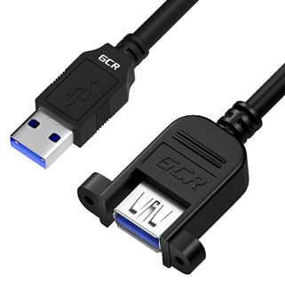 Удлинитель USB 3.0 AM / AF с креплением под винт