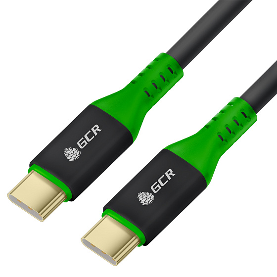 Купить GCR PRO Кабель Type-C/Type-C 60W PD GOLD
 GCR-55662 — российского бренда GCR
