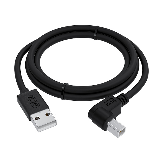 Купить GCR PRO Кабель USB 2.0 AM/BM угловой правый GCR-57721 — российского бренда GCR