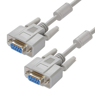 GCR PRO Cable PROF RS-232 Modem DB9F/DB9F CU Ferrites