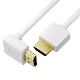 GCR PRO Cable SLIM HDMI 2.0 upper angle shielding UHD 4K 60Hz 18Gbps