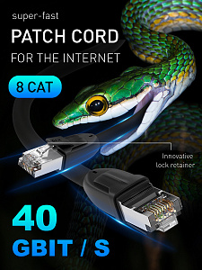 Innovative patchcord of the 8th category Innovative patchcord of the 8th category