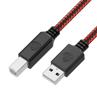 GCR PRO Cable USB 2.0 AM/BM shielding Textile