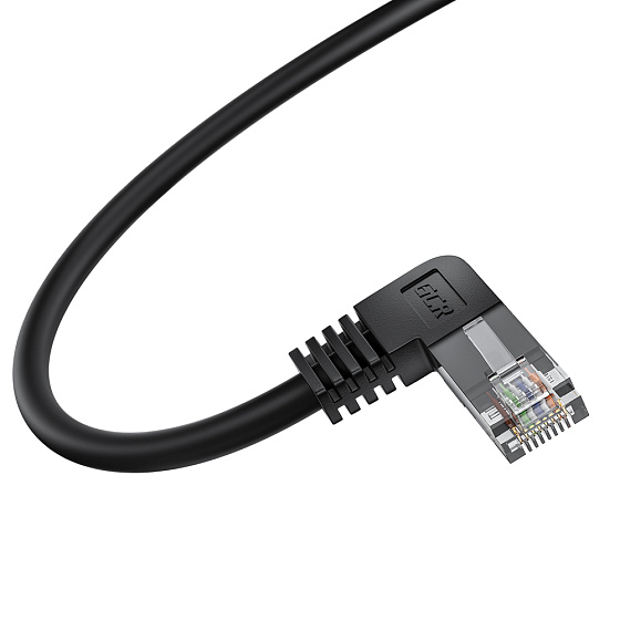 Купить GCR Патч-корд кат.5e UTP угол правый RJ45 T568B GCR-53146 — российского бренда GCR