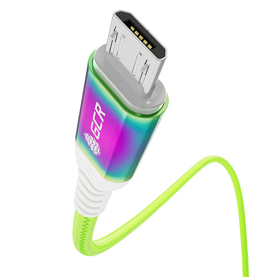 Купить GCR PRO Кабель MicroUSB быстрая зарядка QC в оплетке нейлон AL корпус GCR-55458 — российского бренда GCR
