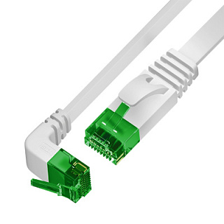 GCR PRO Patch cord flat PROF UTP cat.6 lower angle LSZH RJ45 T568B