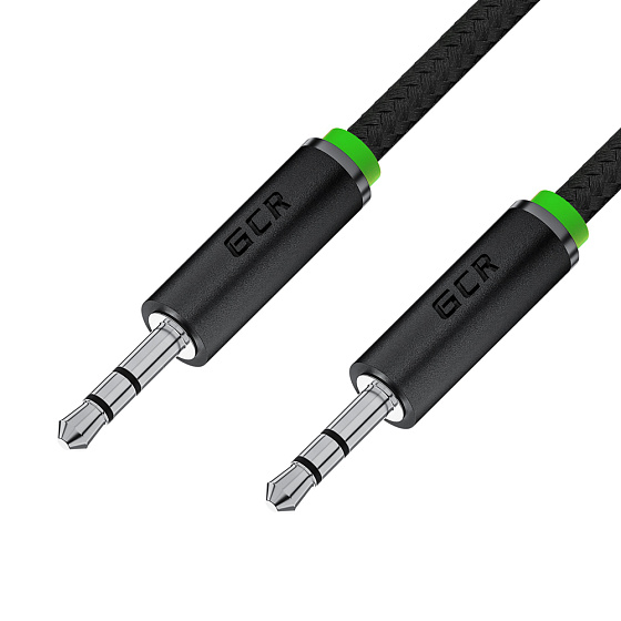 Купить GCR PRO Кабель аудио jack 3.5mm M/M в оплетке текстиль GCR-58172 — российского бренда GCR