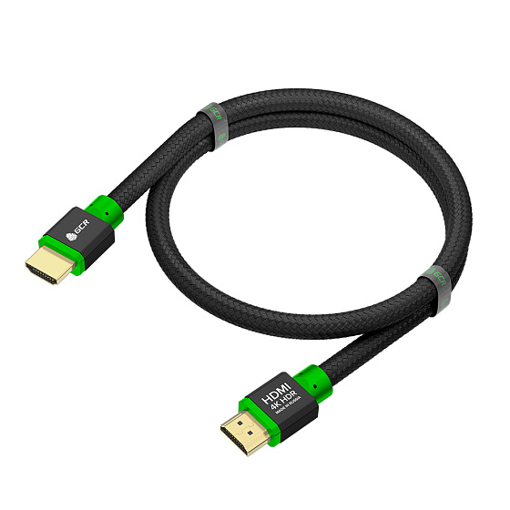 Купить GCR PRO Кабель PROF HDMI 2.0  3Х экран UHD 4K 60Hz 18 Гбит капрон GCR-58119 — российского бренда GCR