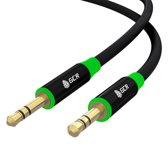 Купить GCR PRO Кабель аудио jack 3.5mm M/M GOLD AL корпус GCR-54763 — российского бренда GCR