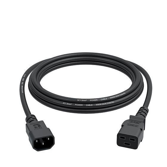 Купить GCR PRO Кабель питания PROF C19 - С14 медь GCR-56574 — российского бренда GCR