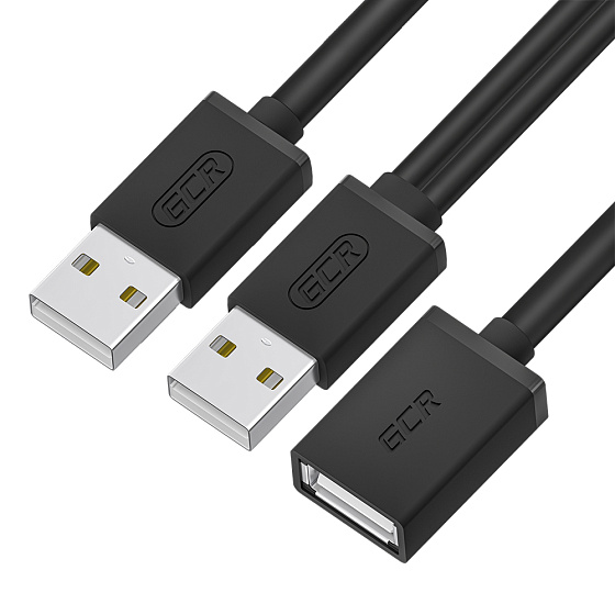 Купить GCR PRO Удлинитель USB 2.0 AM/AF с доп. питанием  GCR-55046 — российского бренда GCR