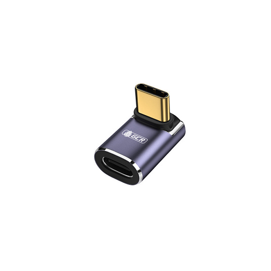 Купить GCR Переходник USB4 Type-C угловой M/F 40Gbps 8K60Hz GCR-57284 — российского бренда GCR