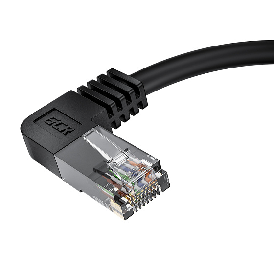 Купить GCR Патч-корд кат.5e UTP угол левый RJ45 T568B GCR-53152 — российского бренда GCR