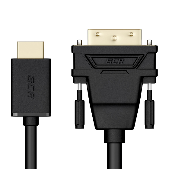 Купить GCR PRO Кабель переходник HDMI-DVI-D 3Х экран GCR-52172 — российского бренда GCR