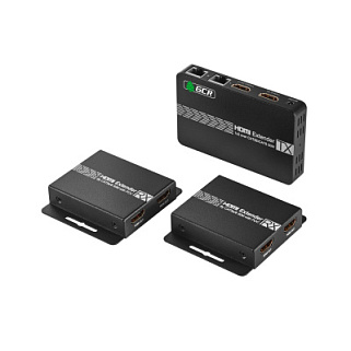 GCR Разветвитель-удлинитель HDMI по витой паре 1080P до 50~70m, 1х2 до 5 дисплеев, передатчик+приемники(2хHDMI), поддержка IR, POC & EDID, Loop out TX