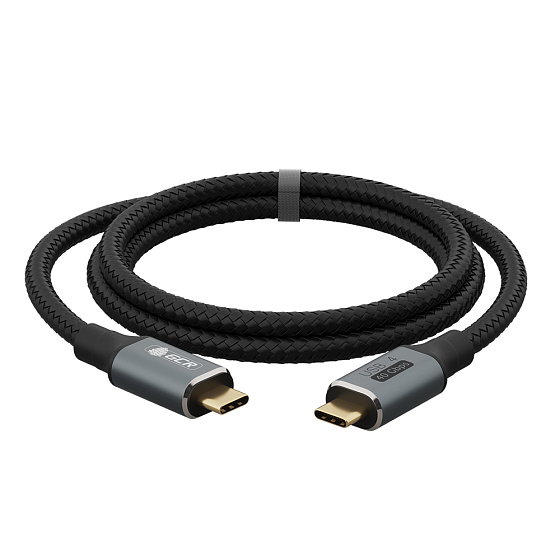 Купить GCR PRO Кабель USB4 Type-C 100W 40Гбит/с 8K60Hz в оплетке нейлон GCR-54619 — российского бренда GCR