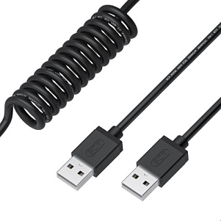 GCR PRO Twisted Cable USB 2.0 AM/AM shielding with braid
