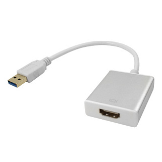GCR Конвертер-переходник USB 3.0 AM -> HDMI 19F